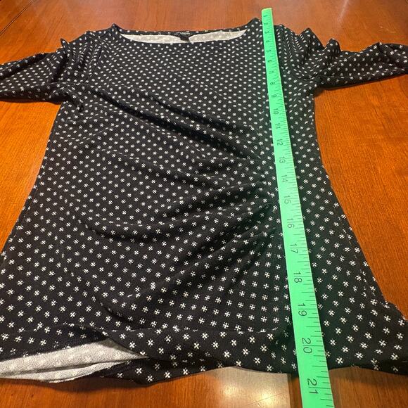 Ann Taylor Black and White Top Size XSP - Picture 4 of 5